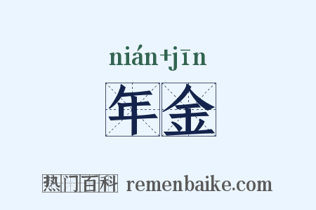 年金是什么意思的图片